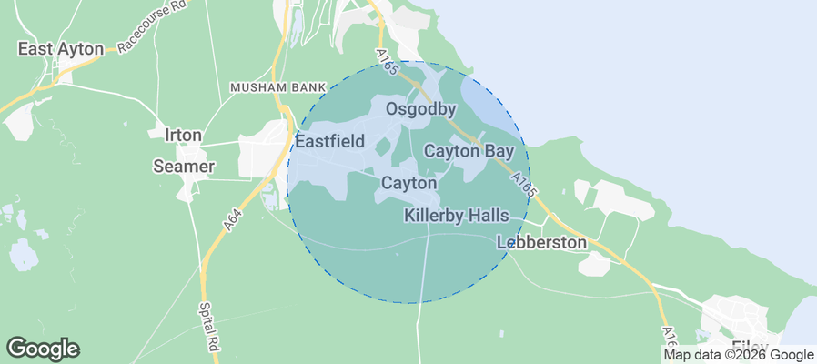 Cayton Airbnb map